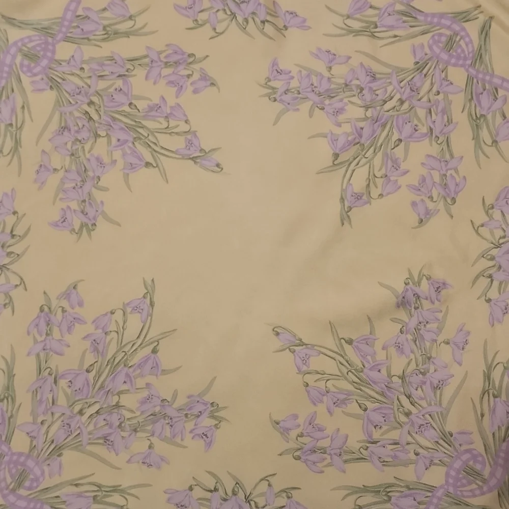 Burberry Silk Floral Square Scarf - Picture 12 of 13